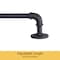 Kenney Mfg Kenney Adler 5/8" Indoor/Outdoor Rust-Resistant Wrap Around Curtain Rod, 48-84", Black KN90031 - alternate 4